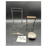 2 Canning Jar Lifters, Jar Opener, and Fruit Jar