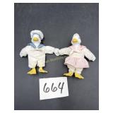 2 Vintage Duckhouse Heirloom collection ducks