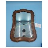 Vintage Oak Framed Wood Mirror