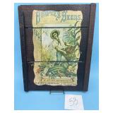 Vintage Burpee Seeds Wood Wall Hanging