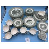 Old Curiosity Shop green dinnerware,