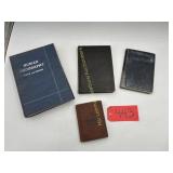 4 Vintage School books, Human Georgraphy,