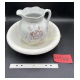 Mixed Matched Pitcher and Basin