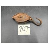 All Metal Block and Tackle Pulley