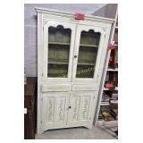 Vintage White hand painted Kitchen cupboard