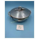 Hammered Aluminum Casserole Serving Dish