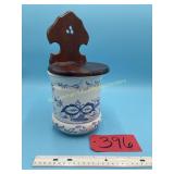 Antique wall mounted Salt box