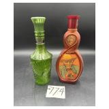 2 Decanters-- 'Old Peasant' Van Gogh--Beam