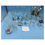 13 Novelty cups/glasses, Pitcher
