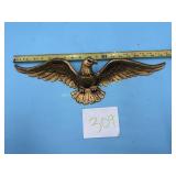 Vintage Gold painted metal Bald Eagle Wall plaque