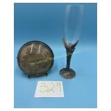 Vintage Metal 5' round Washington DC souvenir,