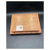 Small Oak Writing Desk--Swivels