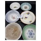 6 Vintage Vegetable Bowls