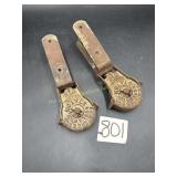 Set of Stay-on Barn Door Roller Hangers