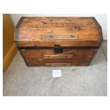 Antique Wooden Steamer Trunk