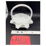 Fenton Hobnail basket, not marked