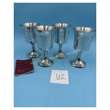 GE Pewter Cups-Set of 4