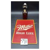 Miller High Life Rubberized Bar Mat and Grolsch