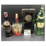 3 Bottles and 1 Tin--Cherry Wine Kirsberry