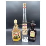 3 Bottles--Kahlua, Barenjager (Honey Liquor),
