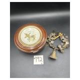 Mallards in Flight---Tin and Vintage Brass Wall
