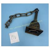 Brass Mission Style ceiling fixture