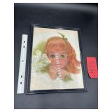 Vintage Print 'Cottonelle Girl'