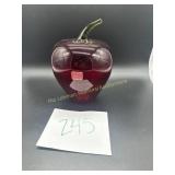 Vintage Viking Art Glass Apple