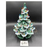Ceramic Christmas Tree--2 Piece--Electric