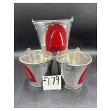 Beer/Peanut Buckets--Let the Spirit of St Louis