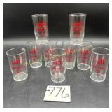 Big D Drewry's Drinking Glasses Set of 9