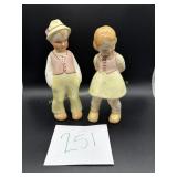 Coventry Ware chalkware figurines