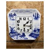 Vintage Newark Clock Co. Porcelain Wall clock
