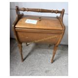 Vintage Wooden Sewing Stand