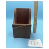 Vintage Wooden Salt Box