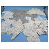 8 Vintage Doilies
