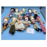 Handmade Lot of Children, made from Egg shells