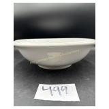 Vintage Ironstone White Bowl, As is 14 1/2' W