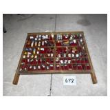 Antique Thimble Display and collection