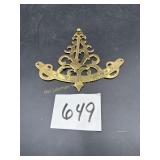 Antique Brass Nautical inclinometer