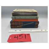 6 Vintage School Books, Featuring The Merchant