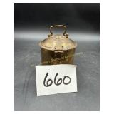 Vintage Mottahedeh decorative brass tobacco jar