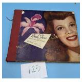 Dinah Shore Album case with a variety of albums