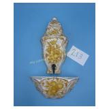 Vintage Porcelain Italian Lavabo wall hanging