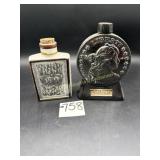 2 Decanters--Liberty Coin and Signers