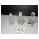 Frosted glass figure, frosted glass praying