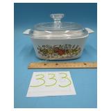 Corning Ware lidded casserole