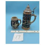 Ceramic Vintage Beer Steins