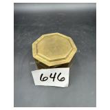 Vintage Brass Trinket box