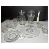 Lot of Princess House Heritage Floral pieces,